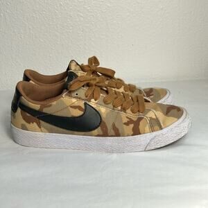Nike Sb low Blazer canvas‎ " Desert Camo" men’s 6 EU 38.5 tennis shoes sneakers